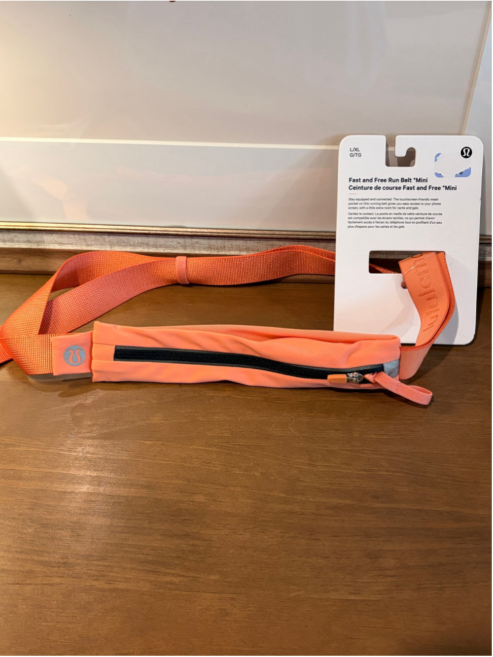 NWT Lululemon Fast and Free Run Belt Mini L/XL – Coral Kiss (CRLK)
